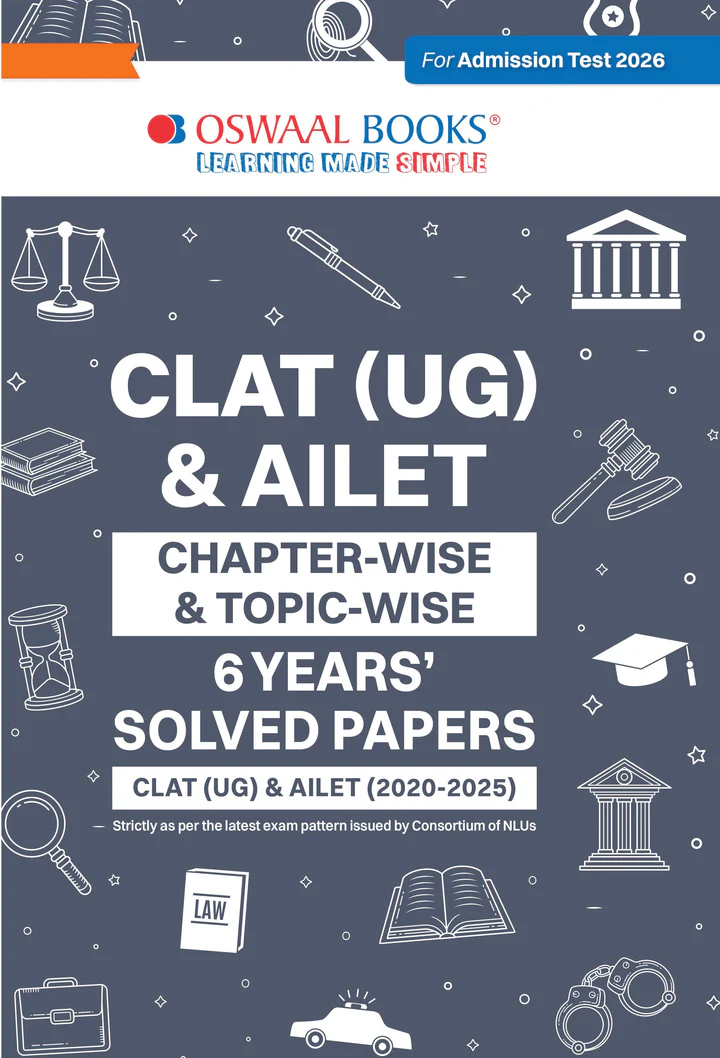CLAT & AILET Solved Papers: 6-Year Compilation